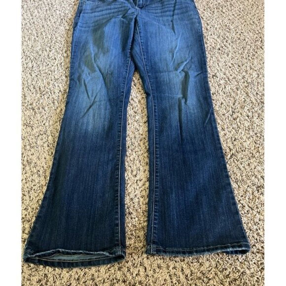 Simply Vera Wang Women's Blue Bootcut Whiskered Jeans Size 14‎ - Picture 3 of 8